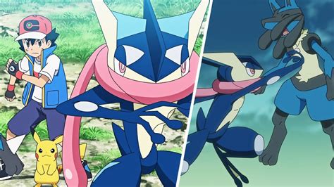 greninja vs lucario|lucario meets greninja full episode.
